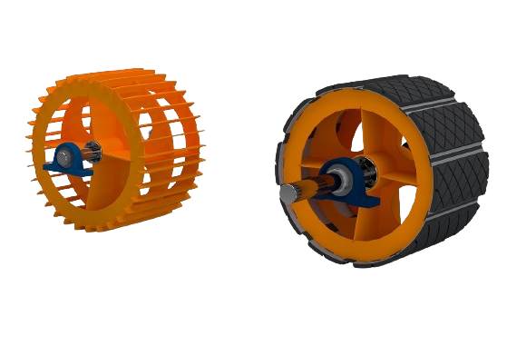 Conveyor pulleys, tailored to client specifications, incorporate a key design feature—replaceable 12 mm liner plates for enhanced longevity. Installation is streamlined with Sati's KLAB quick-clamping bushings, while innovative slots in the liner plates efficiently remove particles and moisture. The structural design not only reduces stress on the elevator but also ensures reliability. Precision manufacturing, utilizing CNC laser machines and Fronius welding equipment, guarantees consistency and durability, making c onveyor pulleys  an optimal choice for diverse industrial applications.