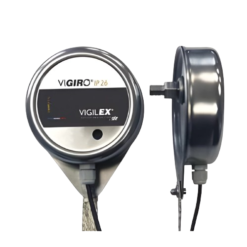 The INTEGRATED INDUCTIVE DETECTOR, with a maximum speed of 500 rpm. These VIGIRO IP 26 devices offer direct connectivity to a central control area or the hazard monitor M-JET+.