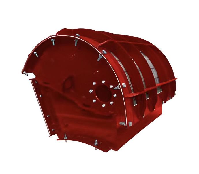 The VIGIFLAM VQ R is a curved rectangular flameless device connected to a standard bursting panel VIGILEX VL R. Designed to be installed directly on cylindrical vessels, it eliminates the risk of material accumulation in front of the explosion panel.